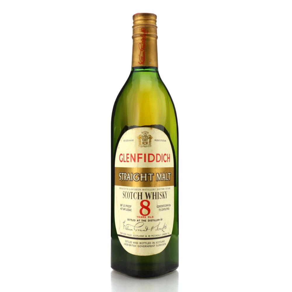 Glenfiddich 8 Year Old Straight Malt 1960s 