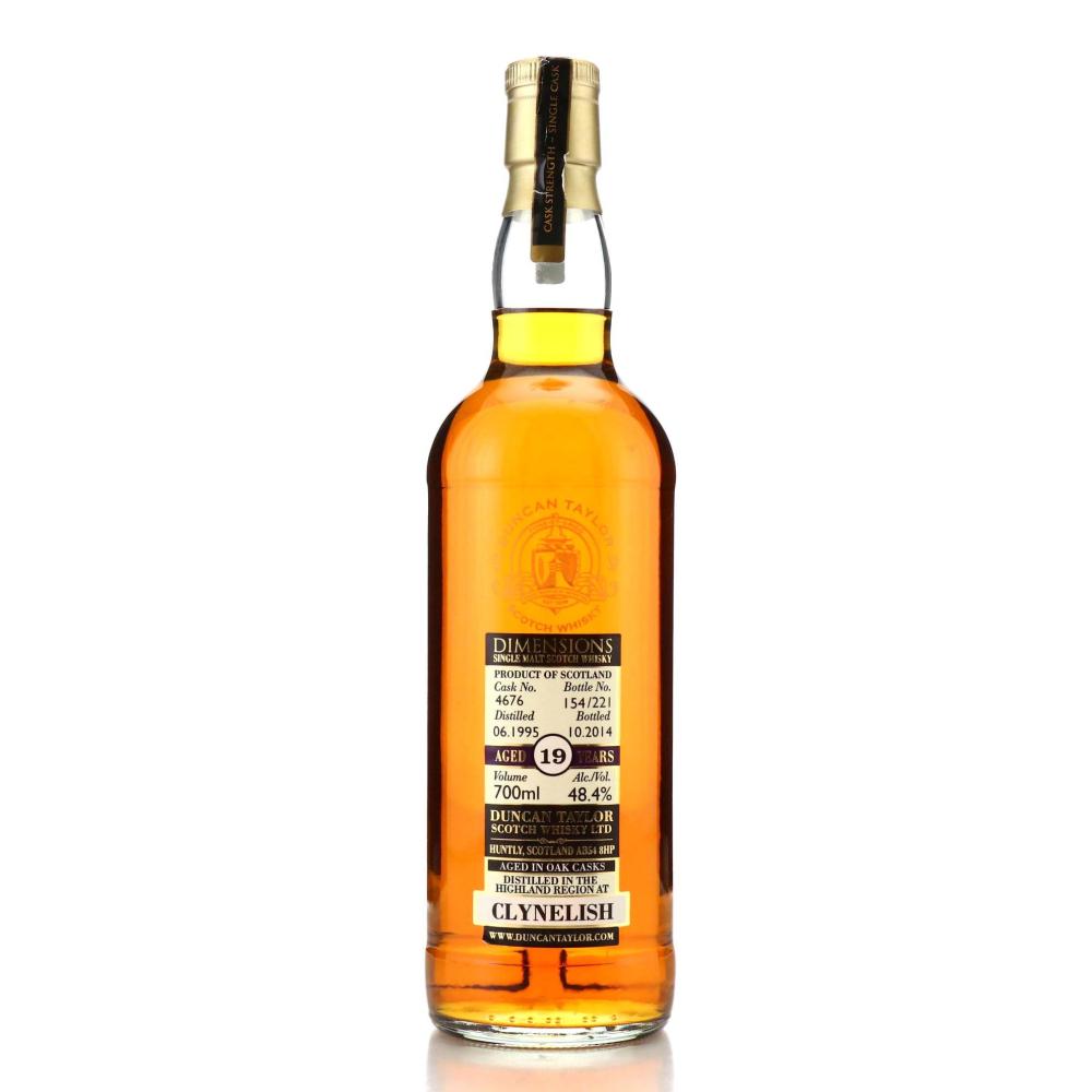 Clynelish 1995 Duncan Taylor 19 Year Old #4676 / Dimensions