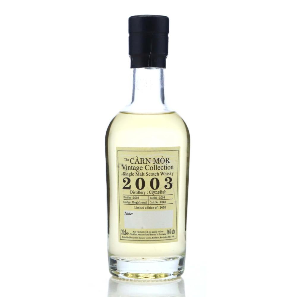 Clynelish 2003 Carn Mor Vintage Collection 20cl