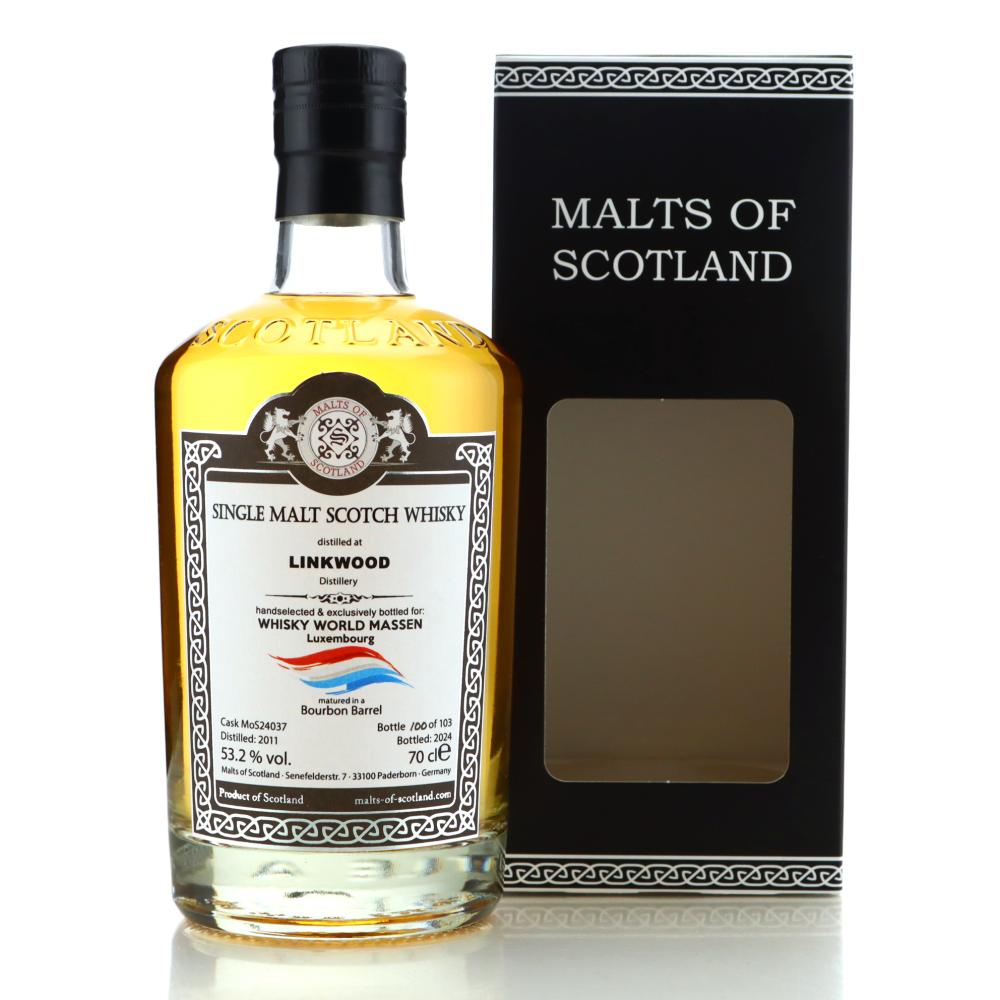 Linkwood 2011 Malts of Scotland Bourbon Barrel / Whisky World Massen