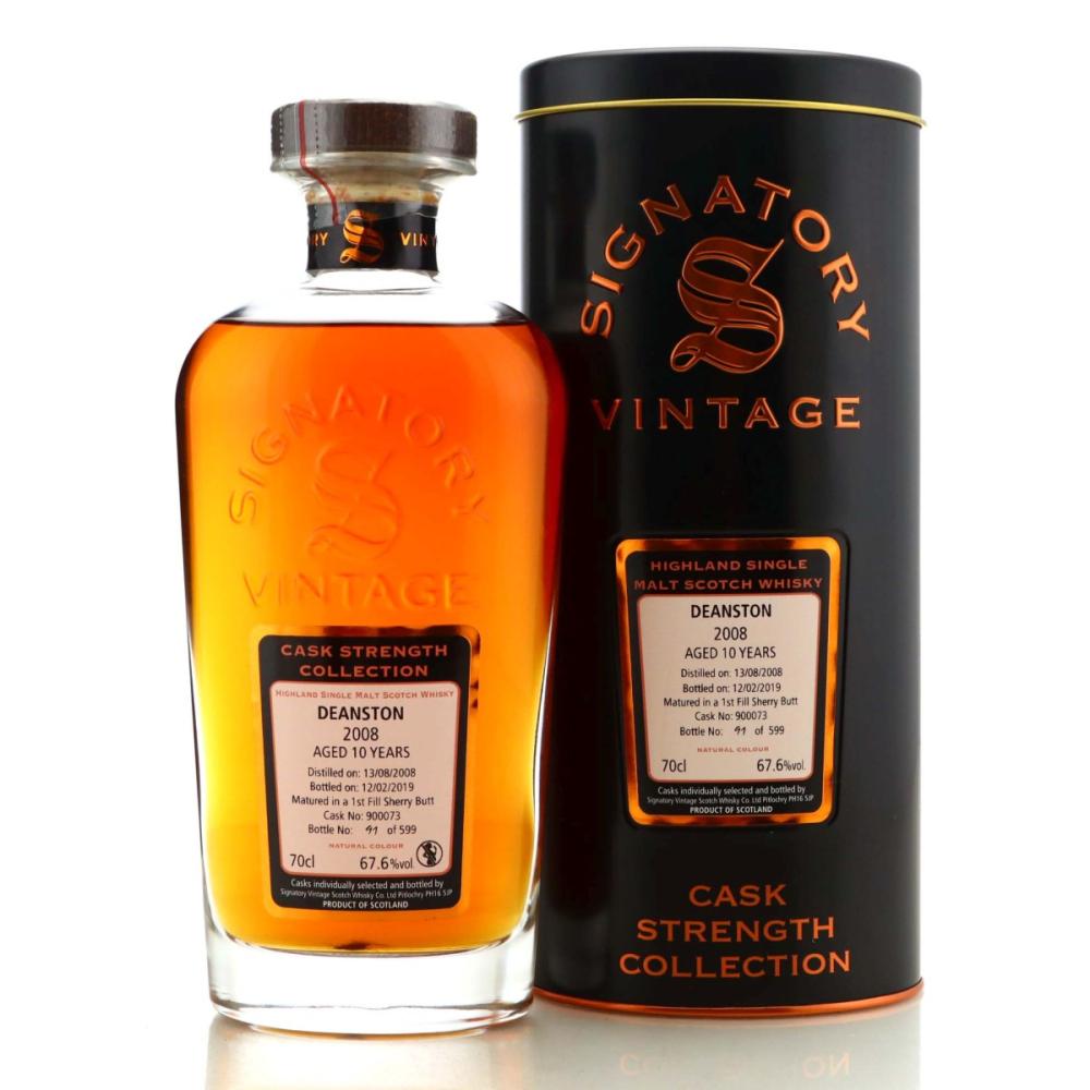 Deanston 2008 Signatory Vintage 10 Year Old Cask Strength #900073