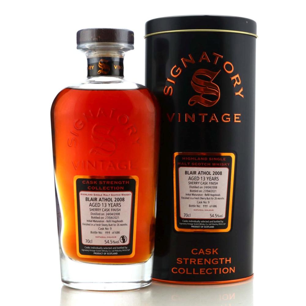Blair Athol 2008 Signatory Vintage 12 Year Old Cask Strength #9