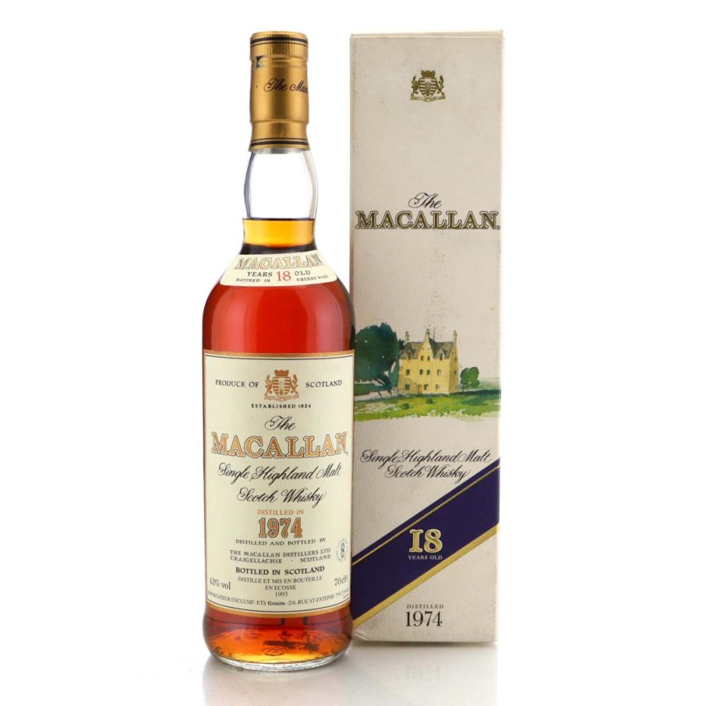 Macallan 1974 18 Year Old / Gouin Import