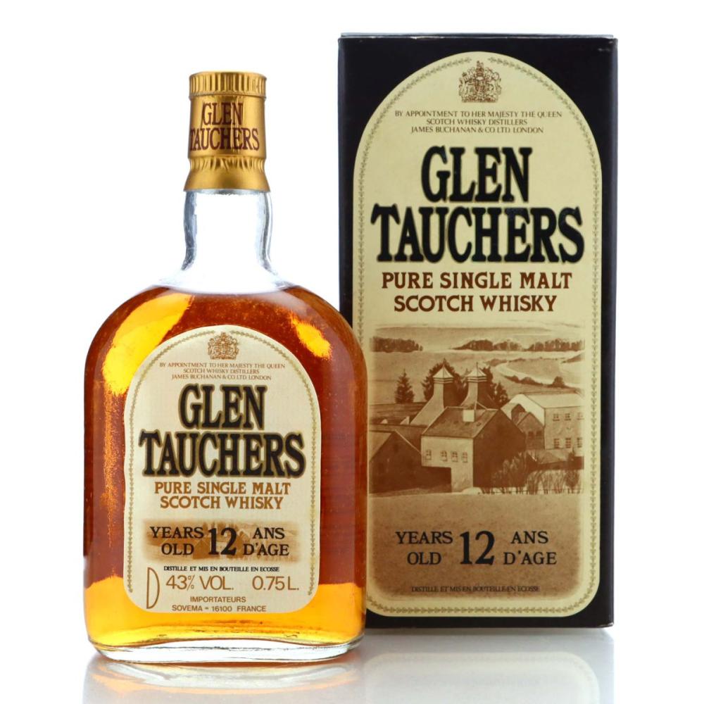 Glentauchers 12 Year Old James Buchanan 1980s / French Import