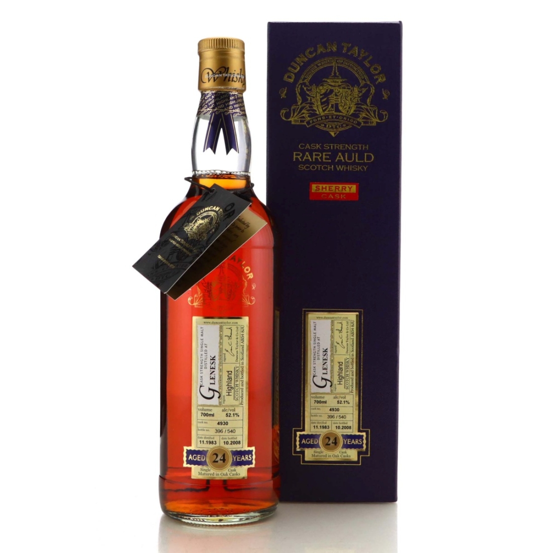 Glenesk 1983 Duncan Taylor 25 Year Old Sherry Cask #4930