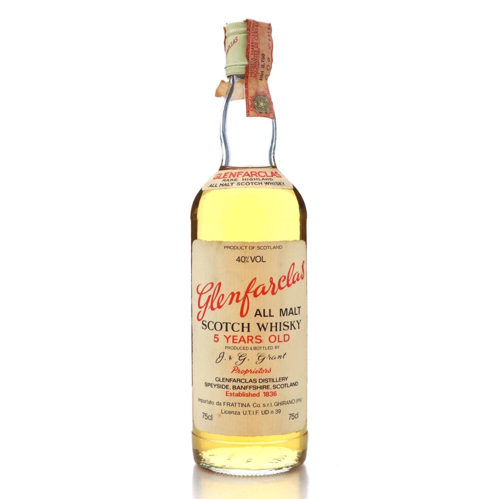 Glenfarclas 5 Year Old 1980s / Frattina Import