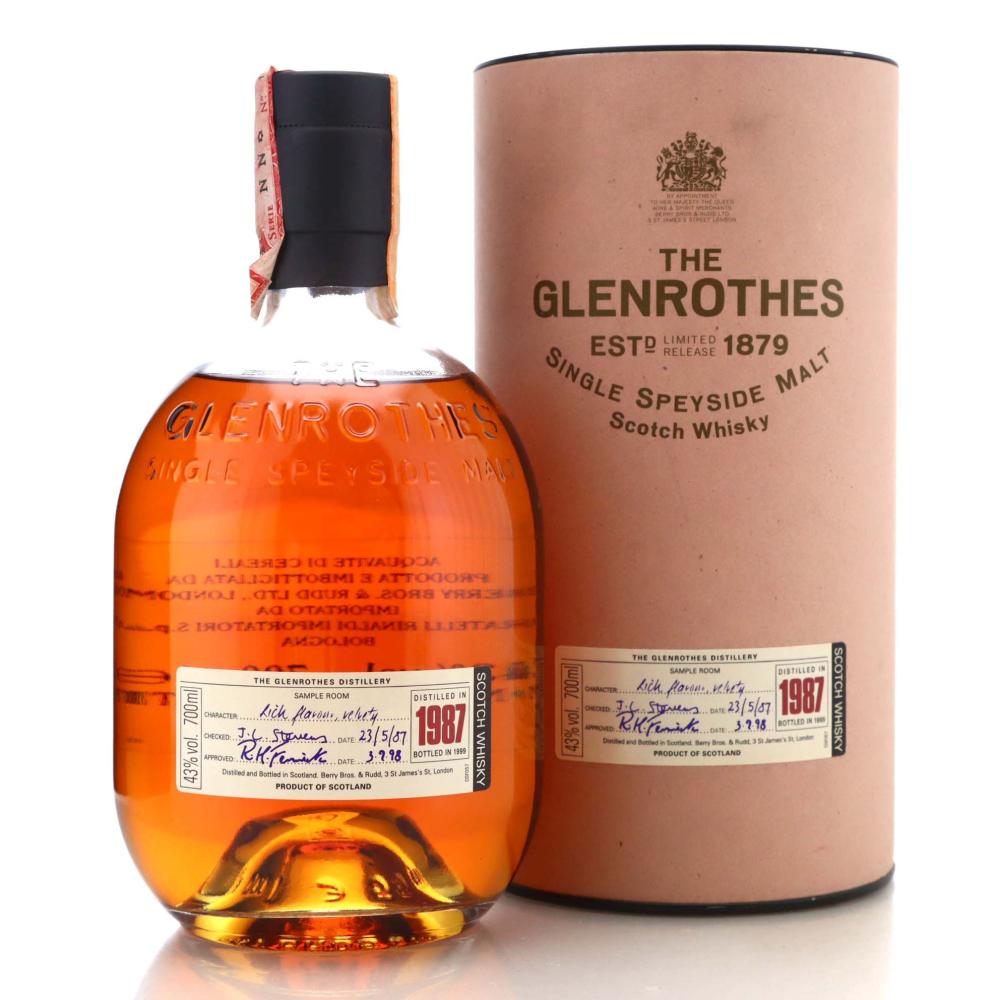 Glenrothes 1987 Vintage bottled 1998