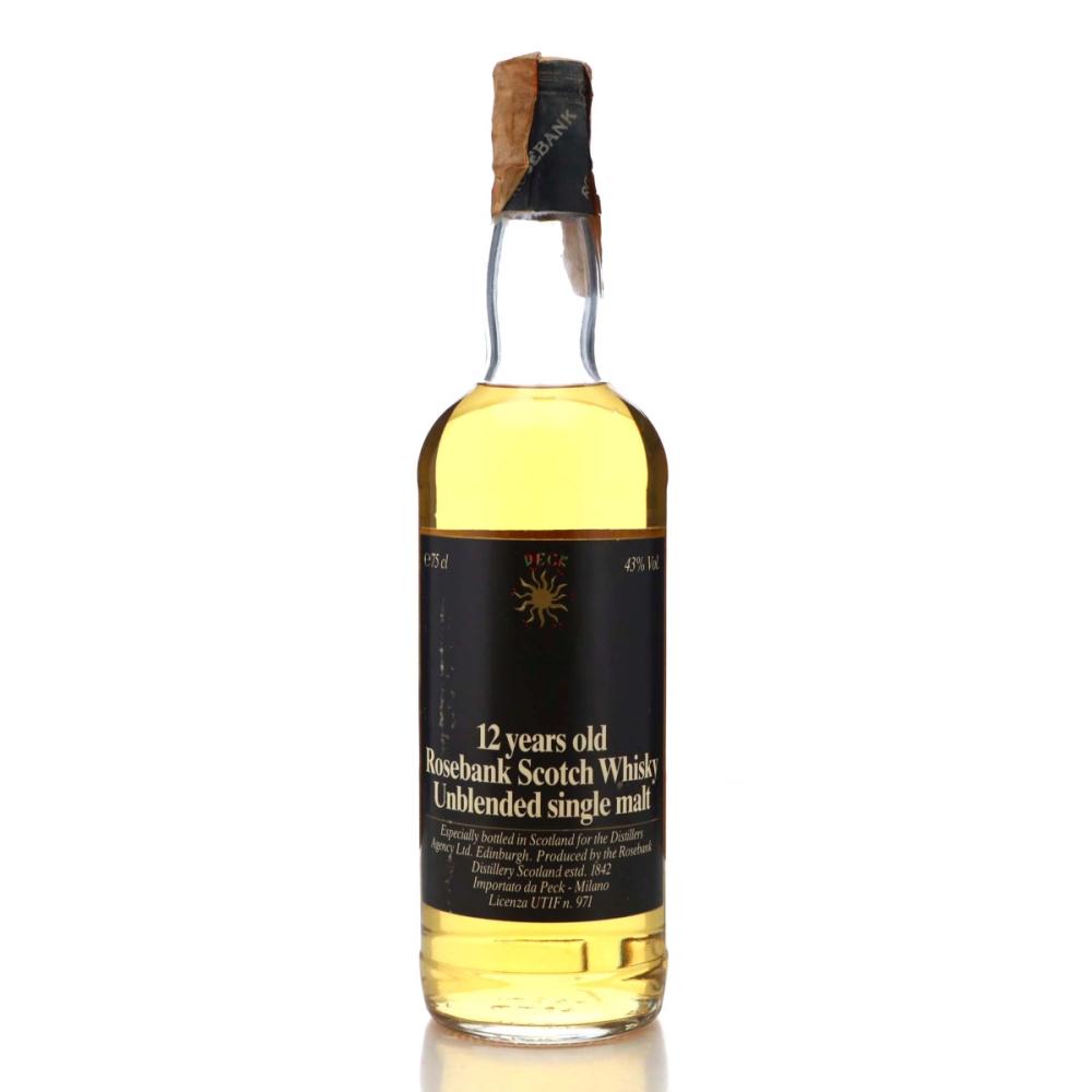 Rosebank 12 Year Old Distillers Agency 1980s / Peck Import
