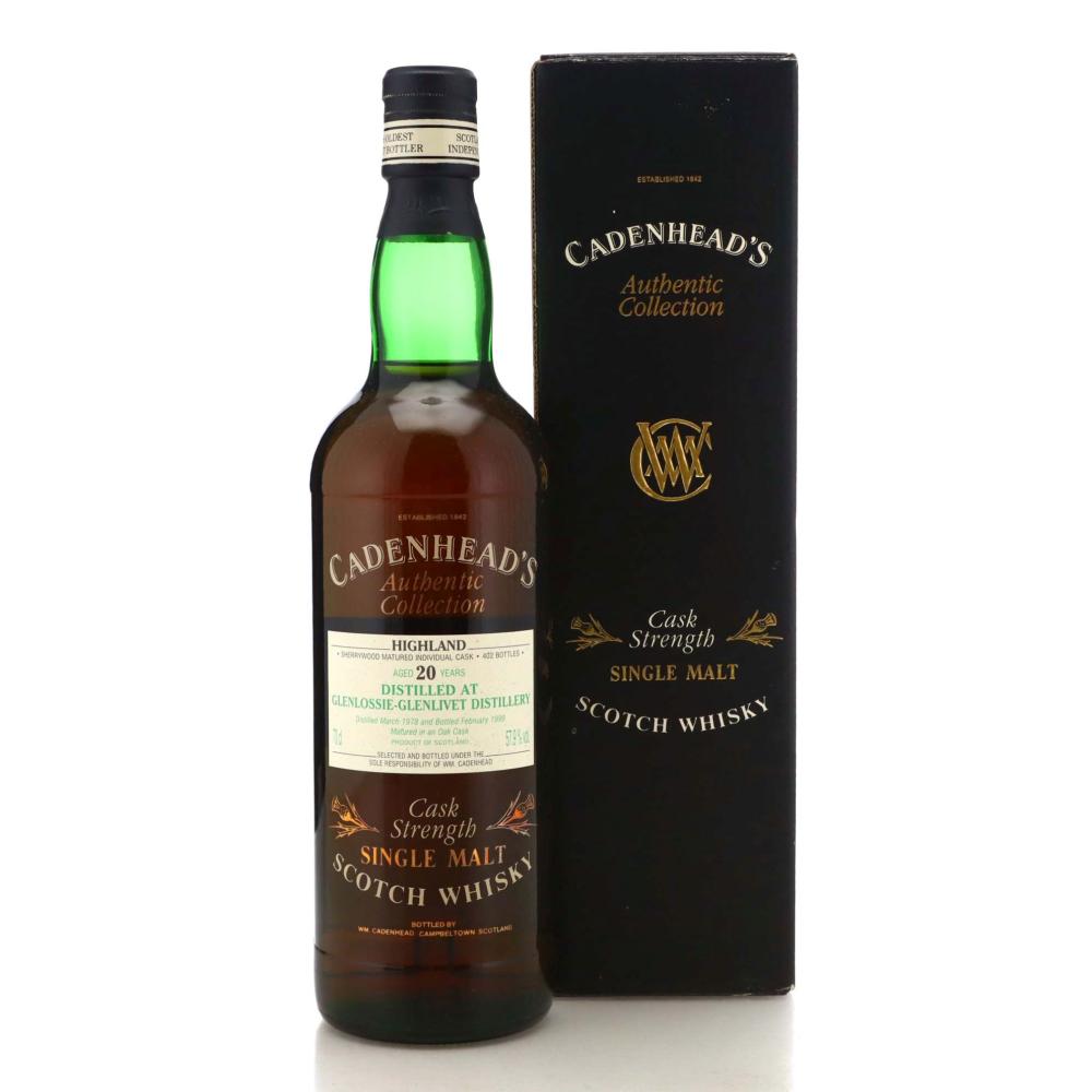 Glenlossie 1978 Cadenhead's 20 Year Old 