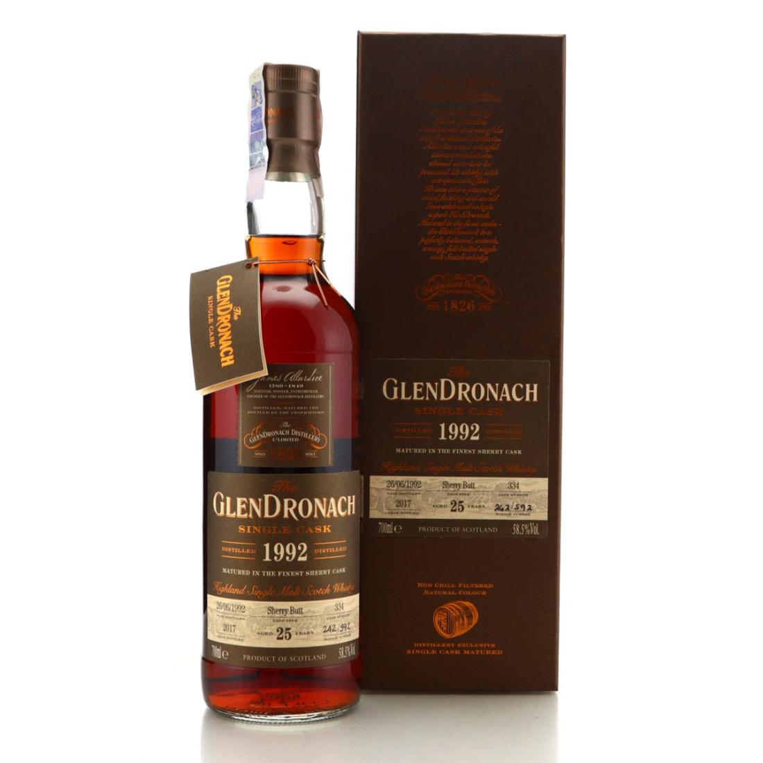 Glendronach 1992 Single Cask 19 1123