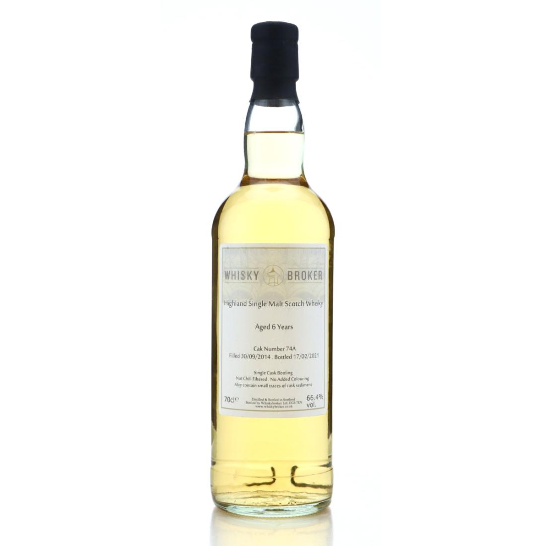 Highland Single Malt 2014 Whisky Broker 6 Year Old #74A