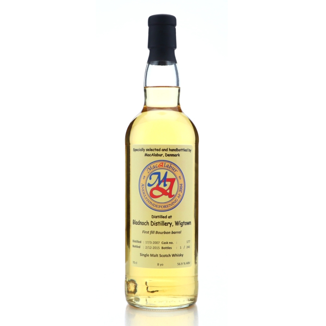 Bladnoch 2007 MacAlabur 8 Year Old