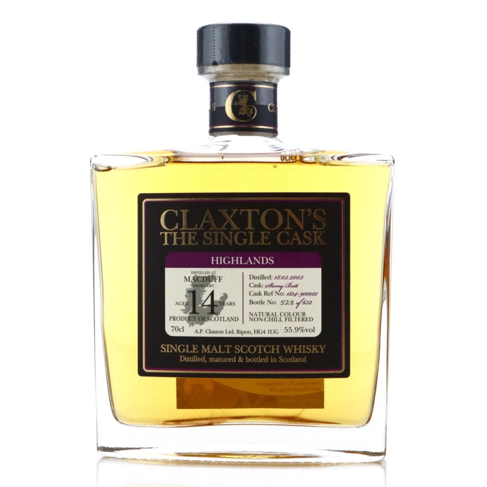 Macduff 2003 Claxton's 14 Year Old