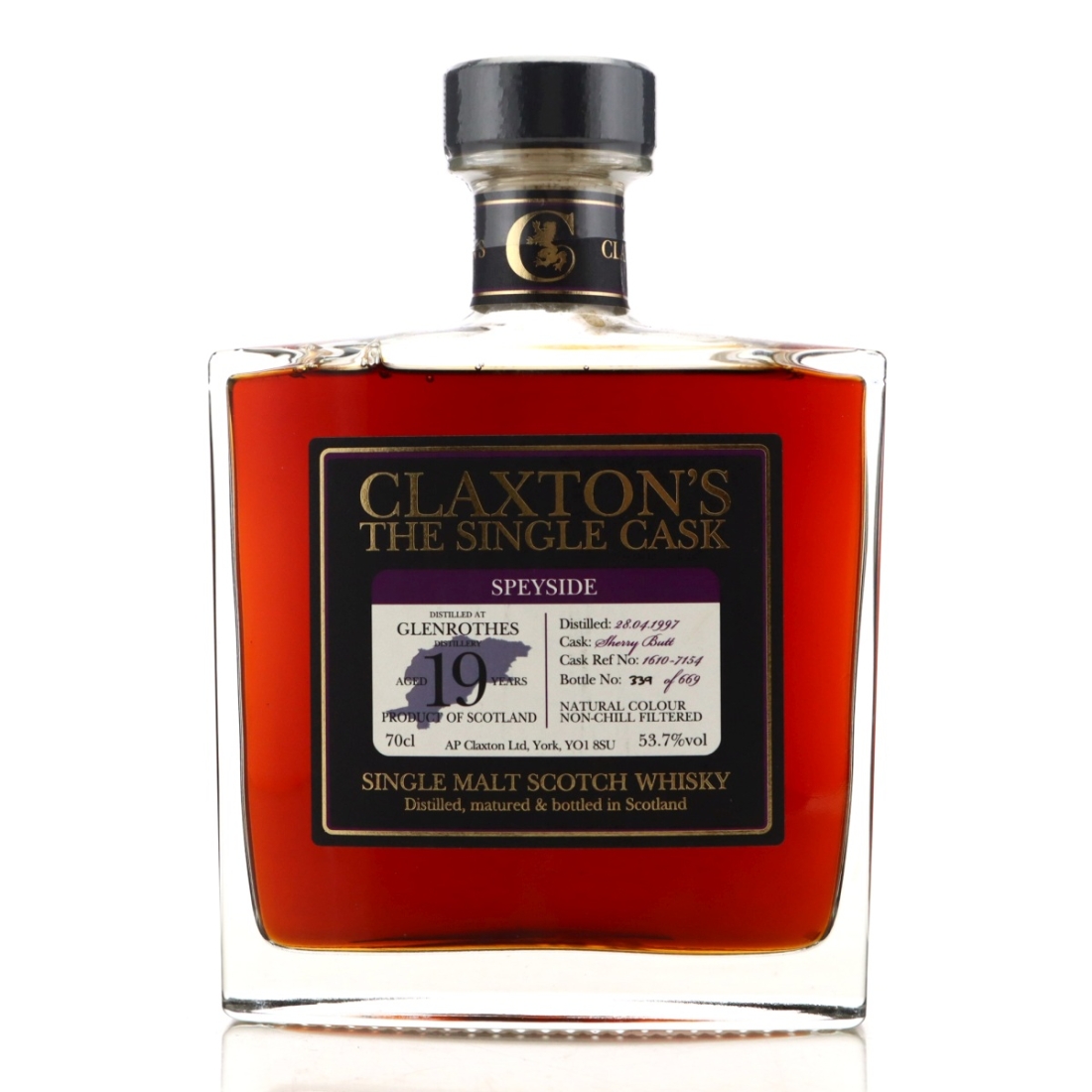 Glenrothes 1997 Claxton's 19 Year Old