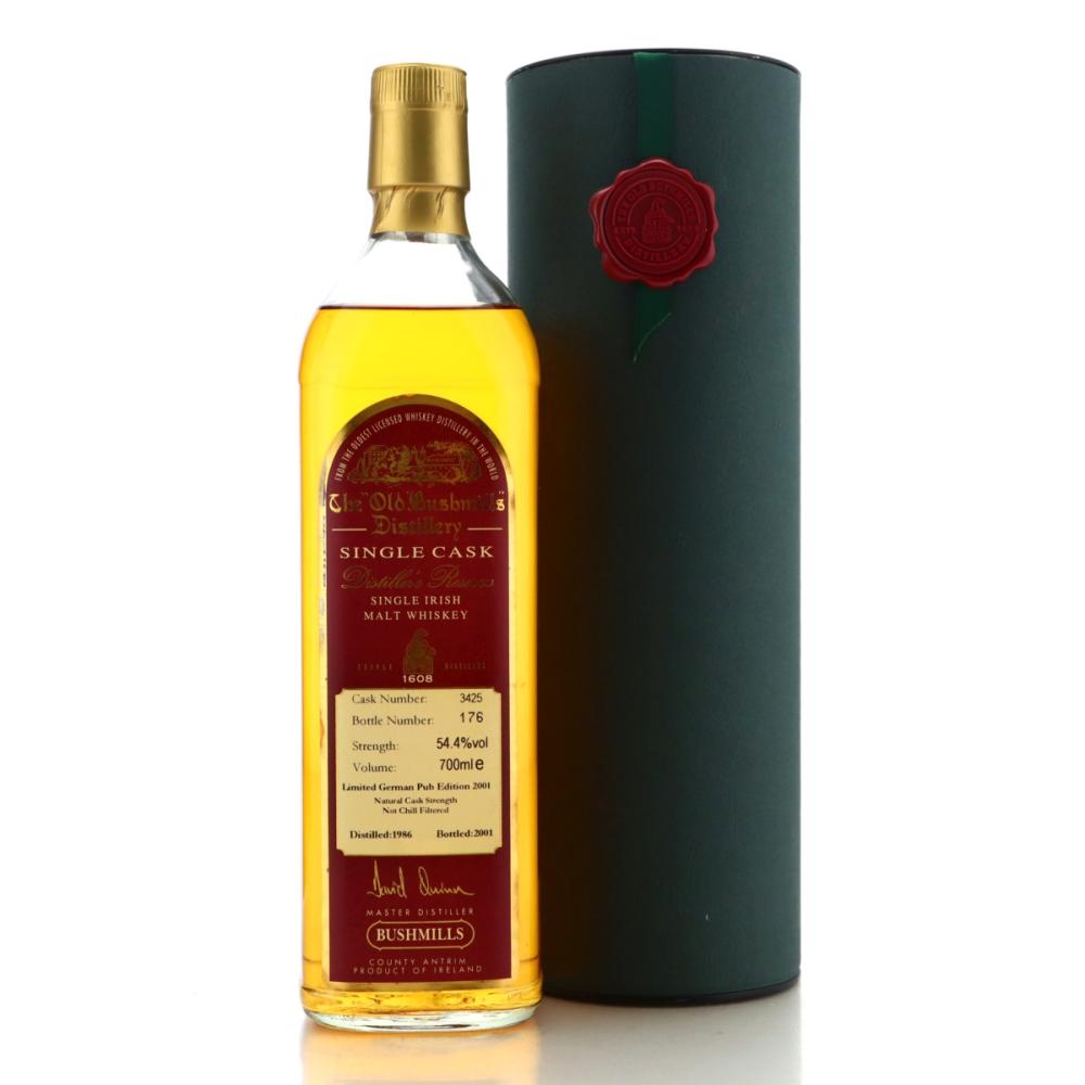 Bushmills 1986 Single Cask #3425 / Limited German Pub Edition 2001