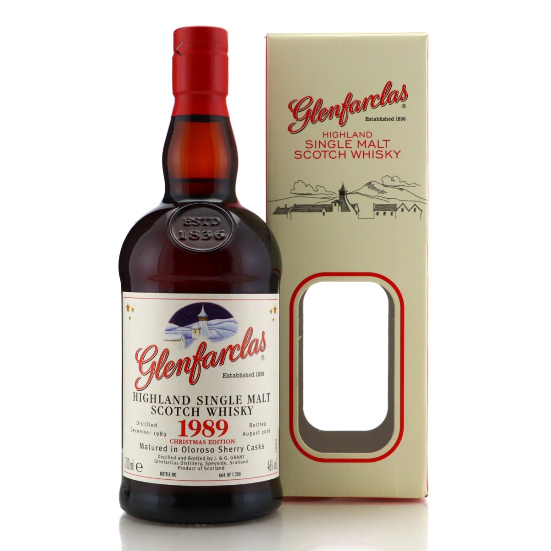 Glenfarclas 1989 Oloroso Sherry Casks 26 Year Old / Christmas Edition