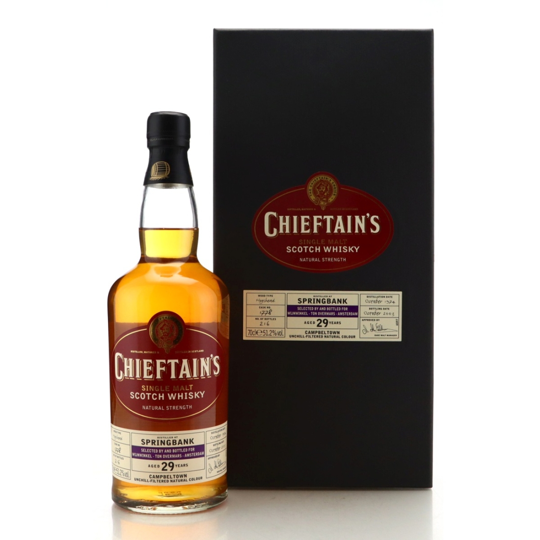 Springbank 1974 Chieftain's 29 Year Old #1778