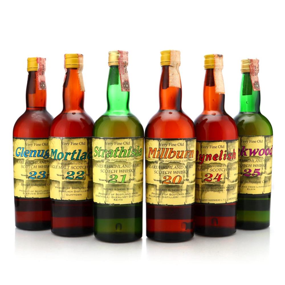 Sestante 'Brick Label' Collection 6 x 75cl 1980s / Mainardi Import