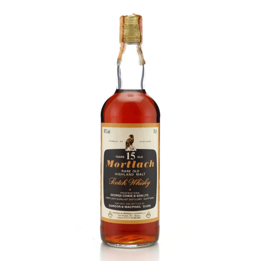Mortlach 15 Year Old Gordon and MacPhail 1980s / Meregalli Import