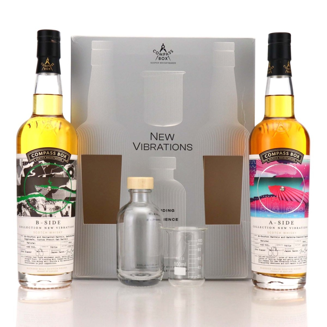Compass Box Blending Experience A-Side & B-Side 2023 2 x 70cl / LMDW New Vibrations