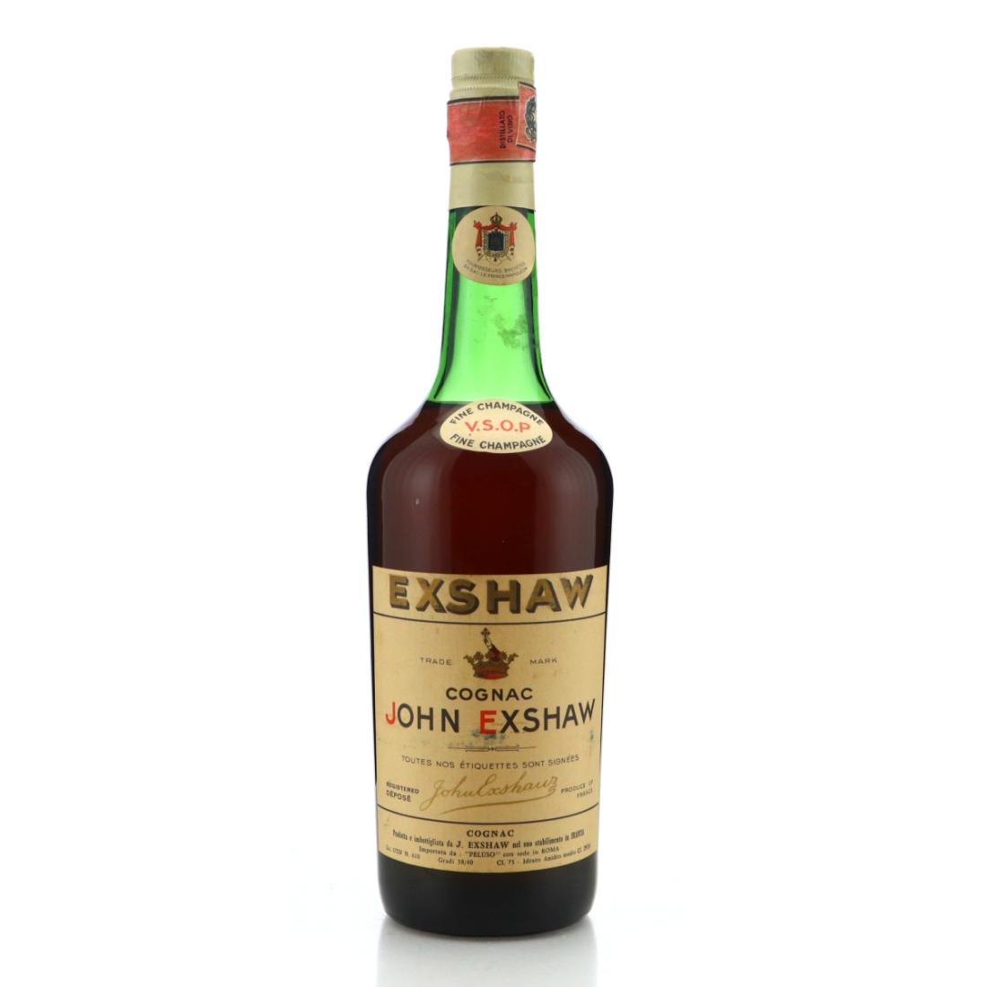 John Exshaw VSOP Fine Champagne Cognac circa 1970s Whisky | Whisky