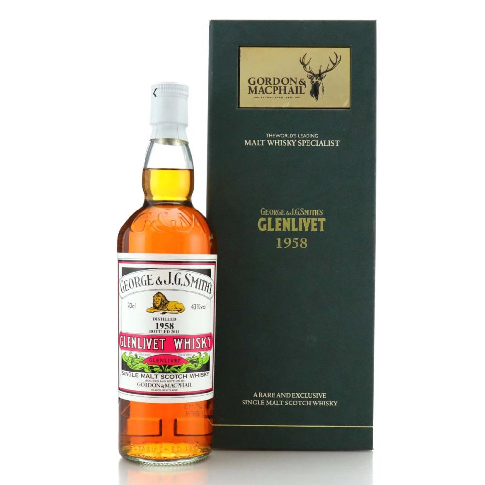 Glenlivet 1958 Gordon and MacPhail Bottled 2013