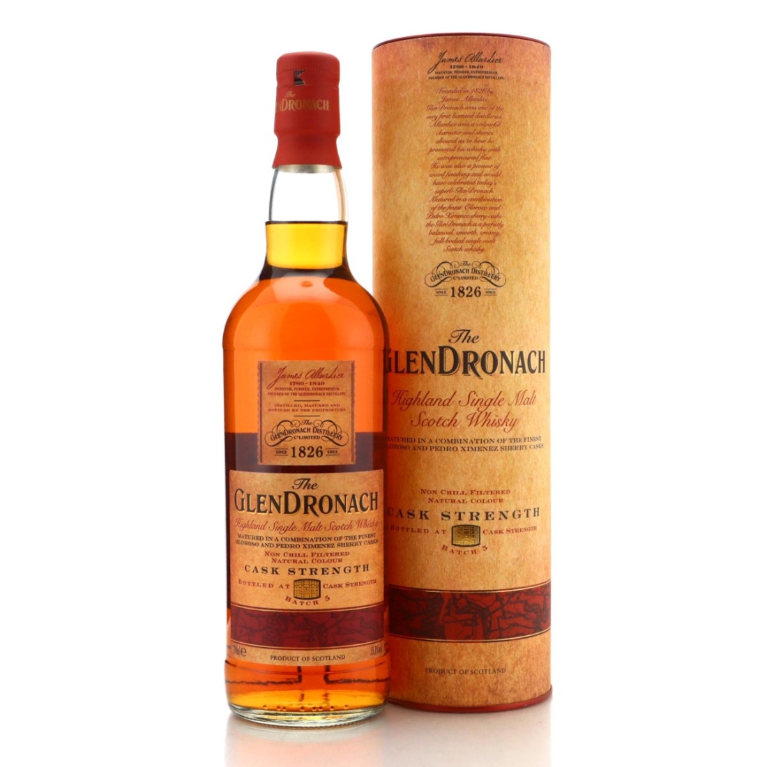 Image for Glendronach Cask Strength Batch #5