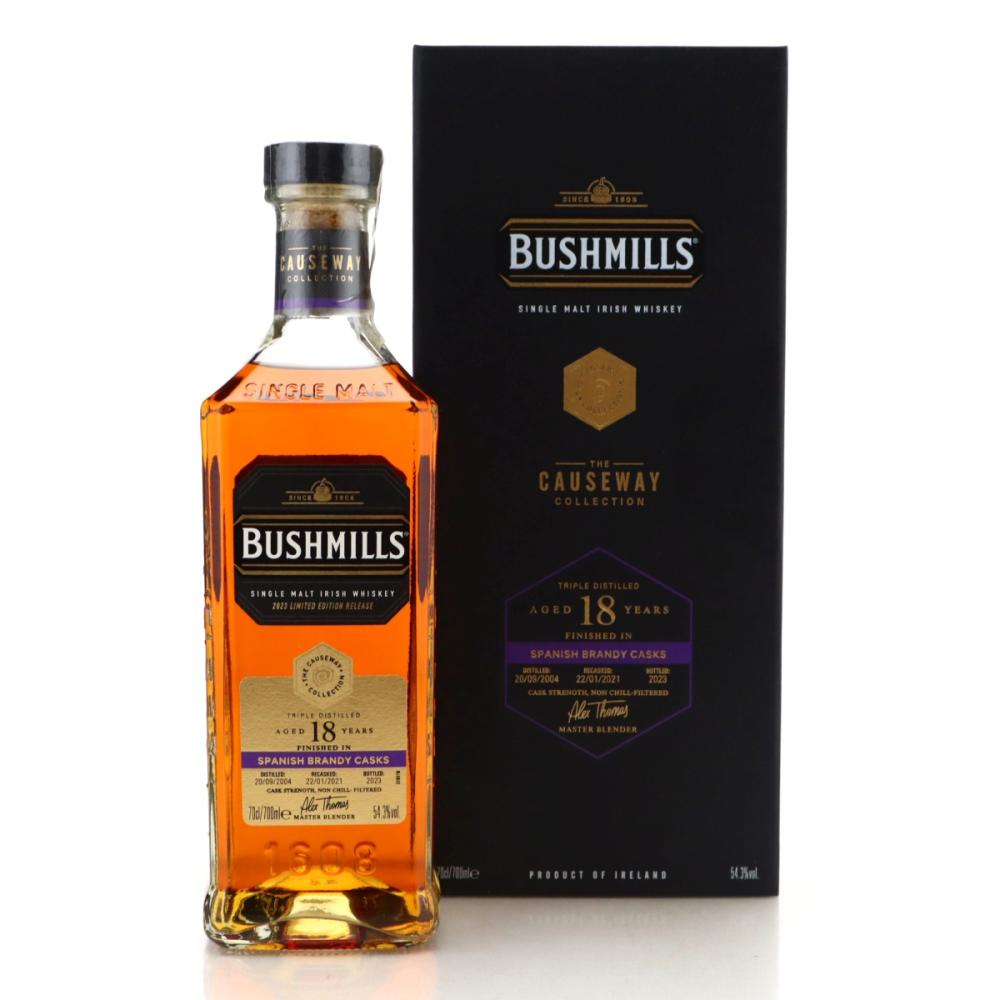 Bushmills 2004 Spanish Brandy Cask 18 Year Old Limited Edition 2023 / The Causeway Collection