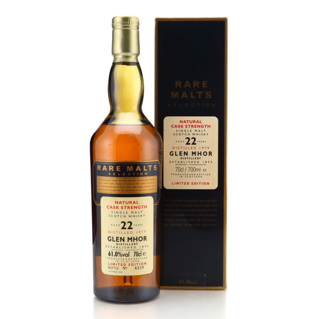 Image for Glen Mhor 1979 Rare Malts Selection 22 Year Old - 61.0%