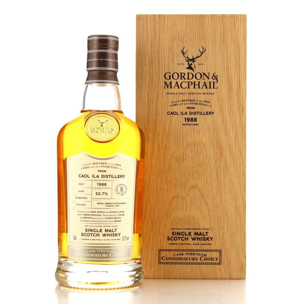 Caol Ila 1988 Gordon and MacPhail 32 Year Old Batch #20/005