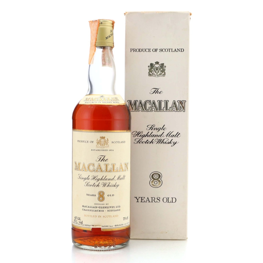Macallan 8 Year Old 1980s / Rinaldi Import