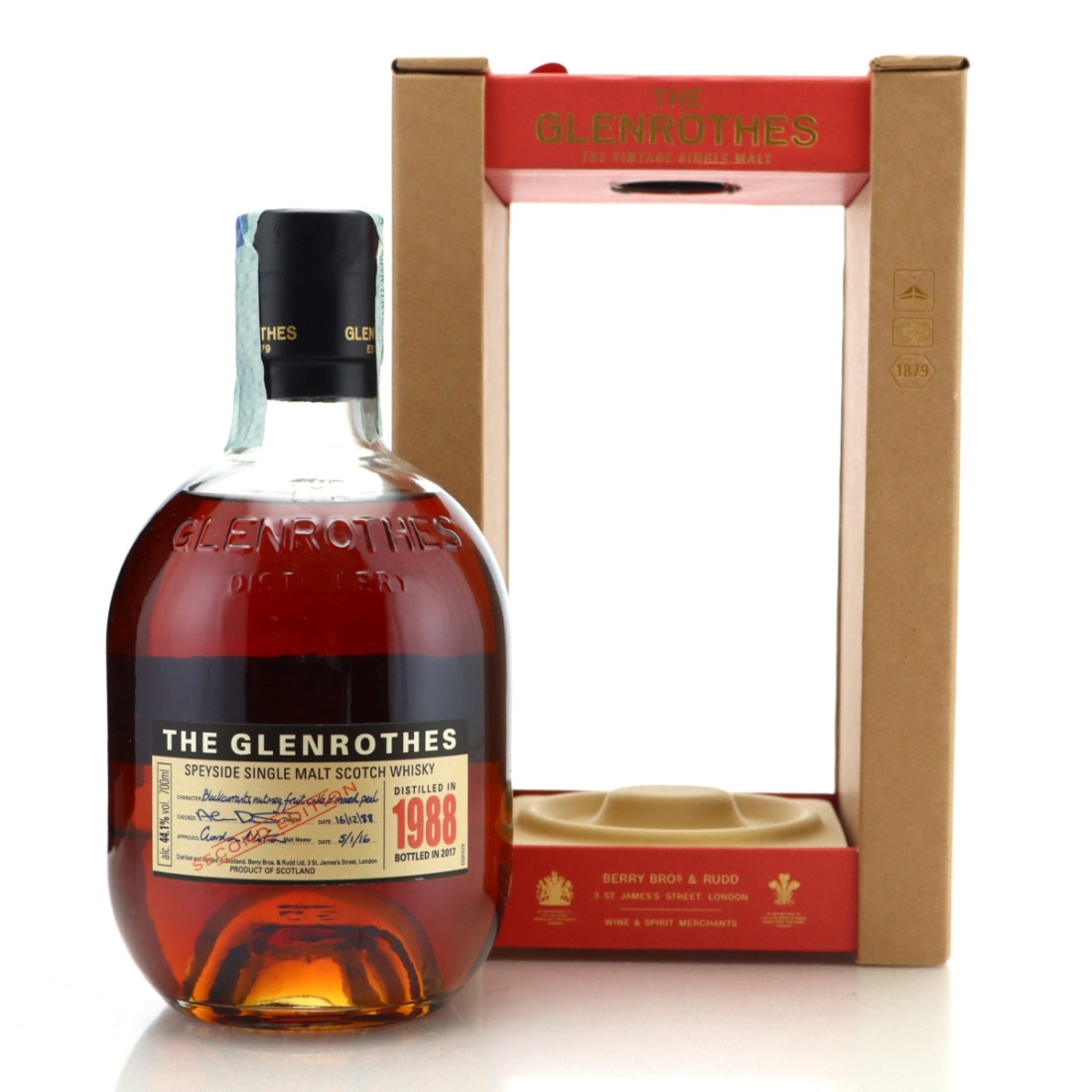 Glenrothes 1988 Vintage Second Edition bottled 2017
