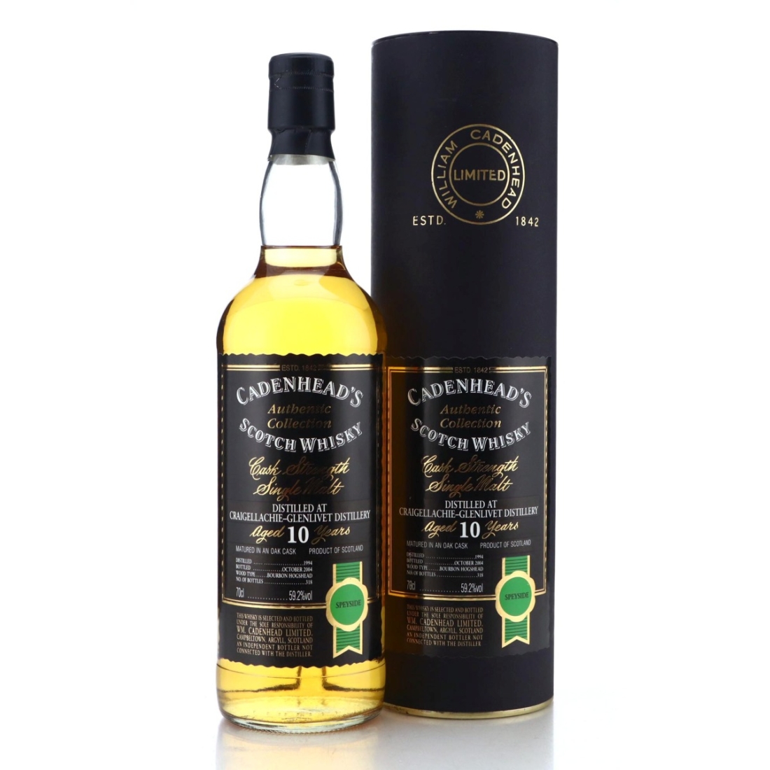 Craigellachie 1994 Cadenhead's 10 Year Old