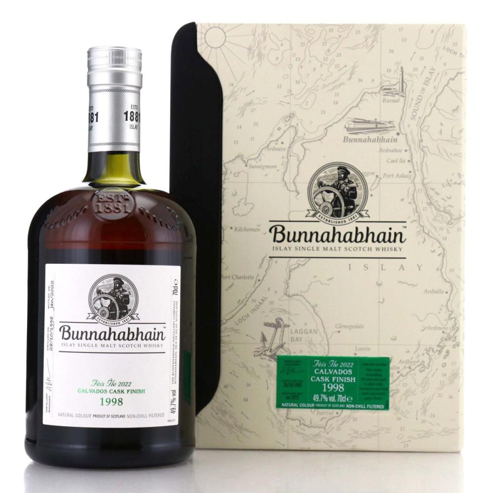 Bunnahabhain 1998 Calvados Finish 23 Year Old / Fèis Ìle 2022