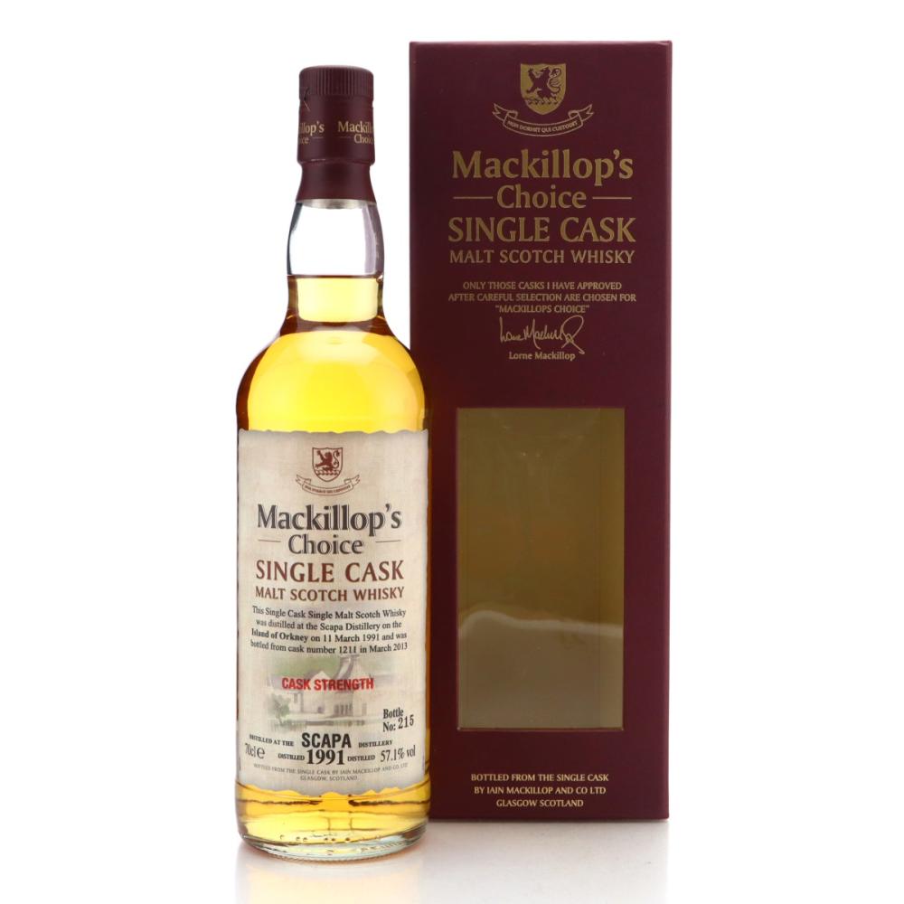 Scapa 1991 Mackillop's Choice Cask Strength #1211