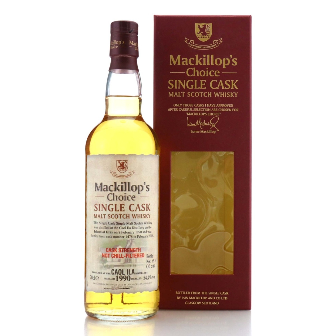 Caol Ila 1990 Mackillop's Choice Single Cask #1478
