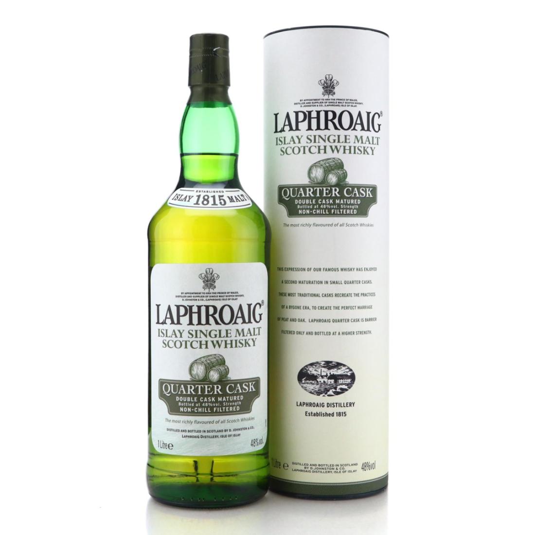 Laphroaig Quarter Cask Double Cask Matured Litre