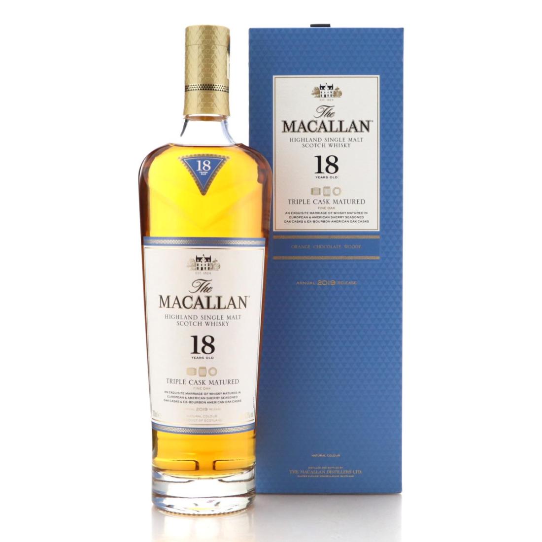 Macallan 18 Triple Cask Matured Annual 2019 Release