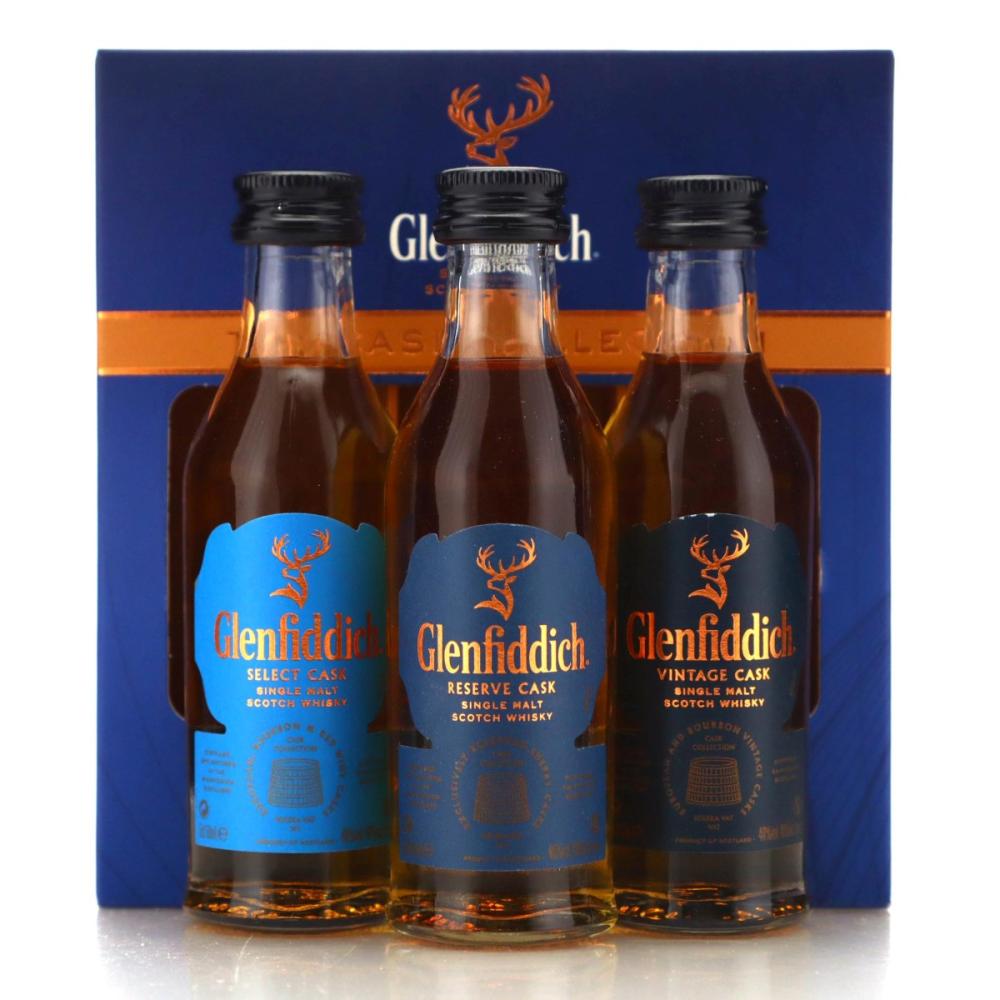 Image for Glenfiddich Cask Collection Miniatures x 3