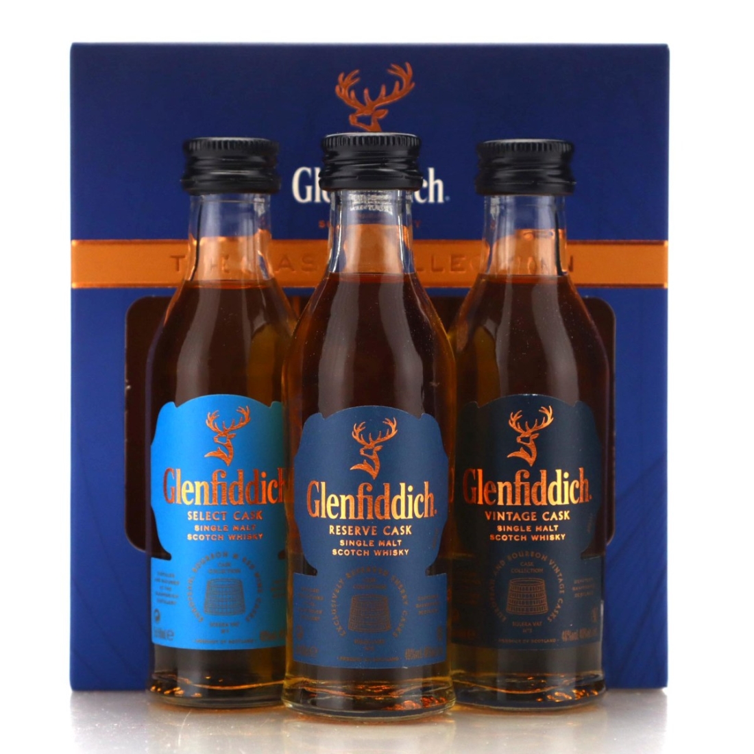 Image for Glenfiddich Cask Collection Miniatures x 3