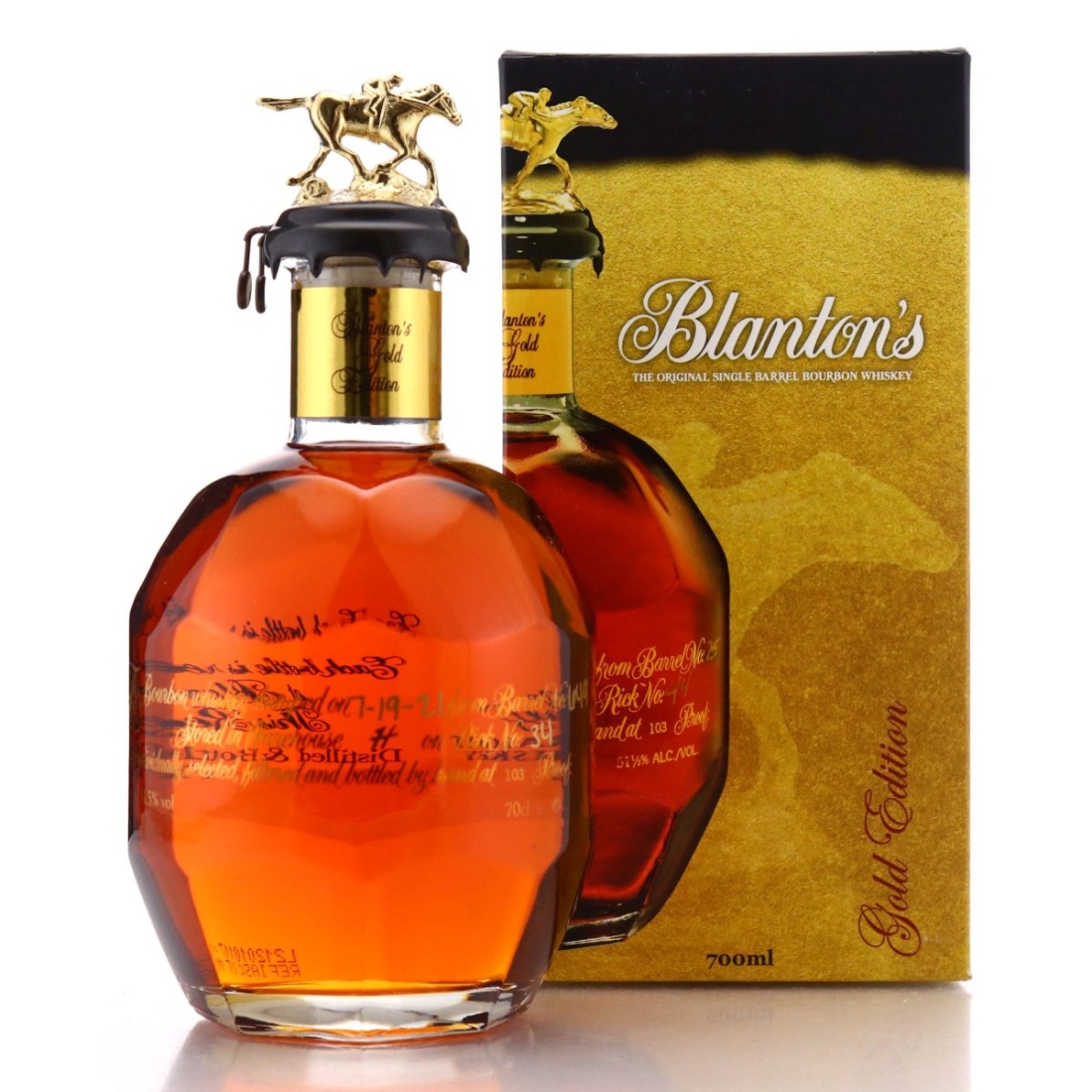 Image for Blanton's Single Barrel Gold Edition dumped 2021 70cl