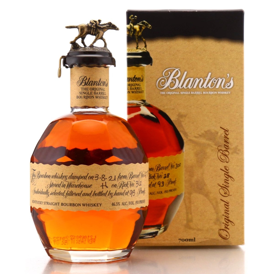 Image for Blanton's Single Barrel dumped 2021 70cl