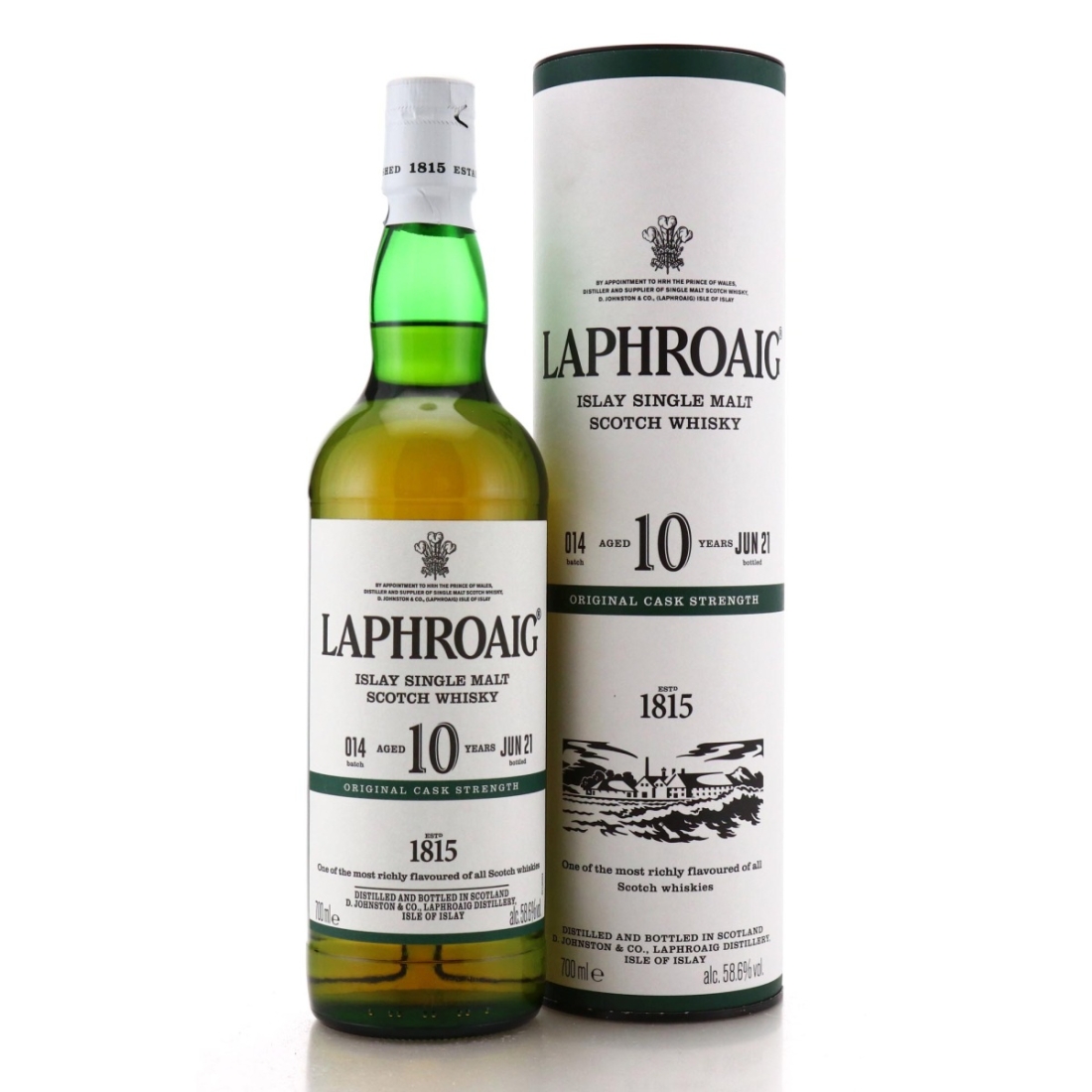 Image for Laphroaig 10 Year Old Cask Strength Batch #014