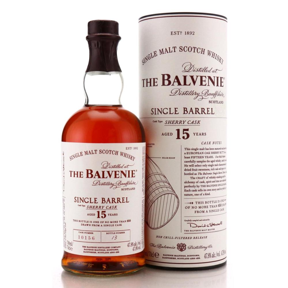 Image for Balvenie 15 Year Old Sherry Cask Single Barrel #10156