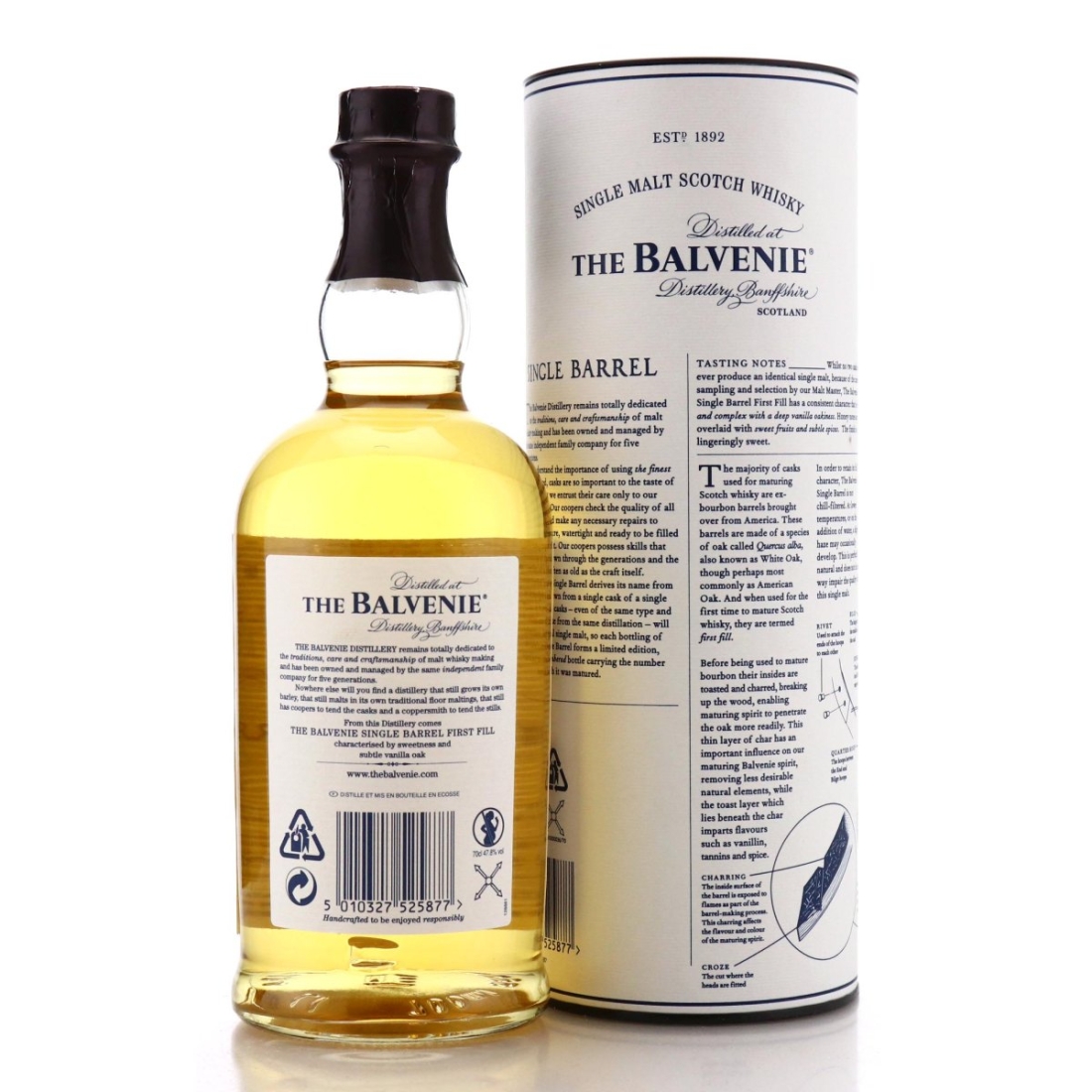 Image for Balvenie 12 Year Old First Fill Single Barrel #4569