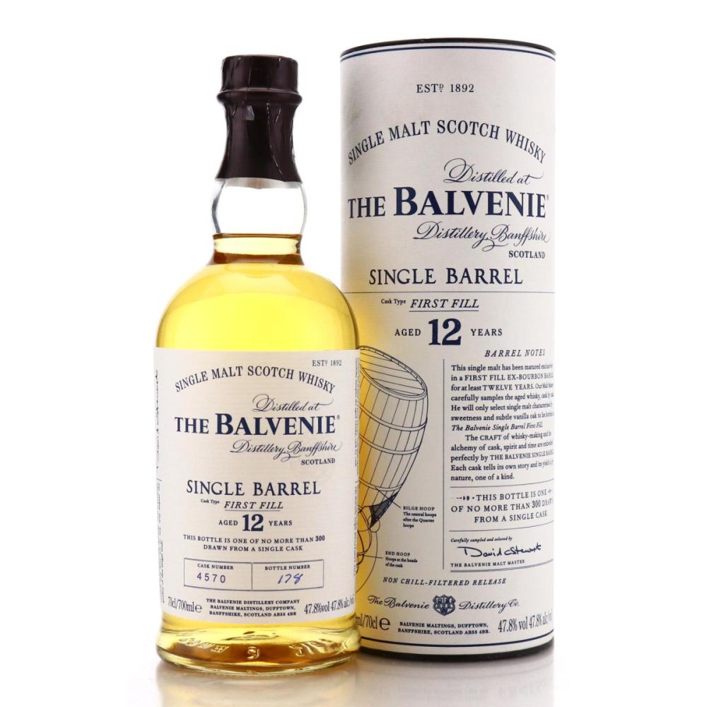 Balvenie 12 Year Old First Fill Single Barrel #4570