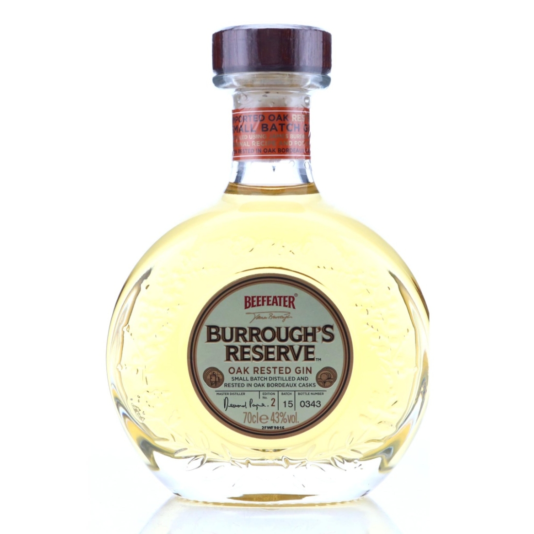 Beefeater Burrough's Reserve Oak Rested Gin / Batch #15