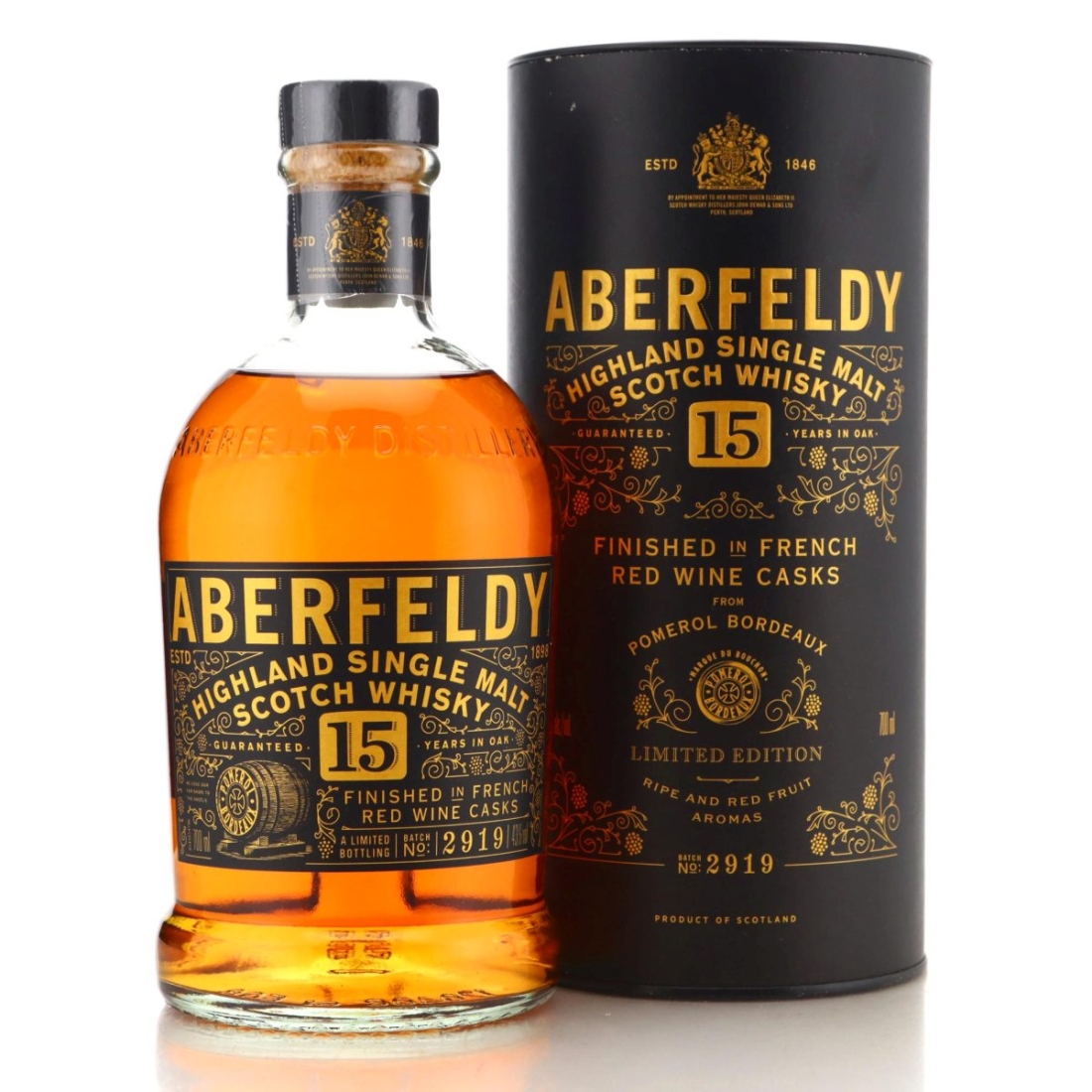 Image for Aberfeldy 15 Year Old Pomerol Bordeaux Finish