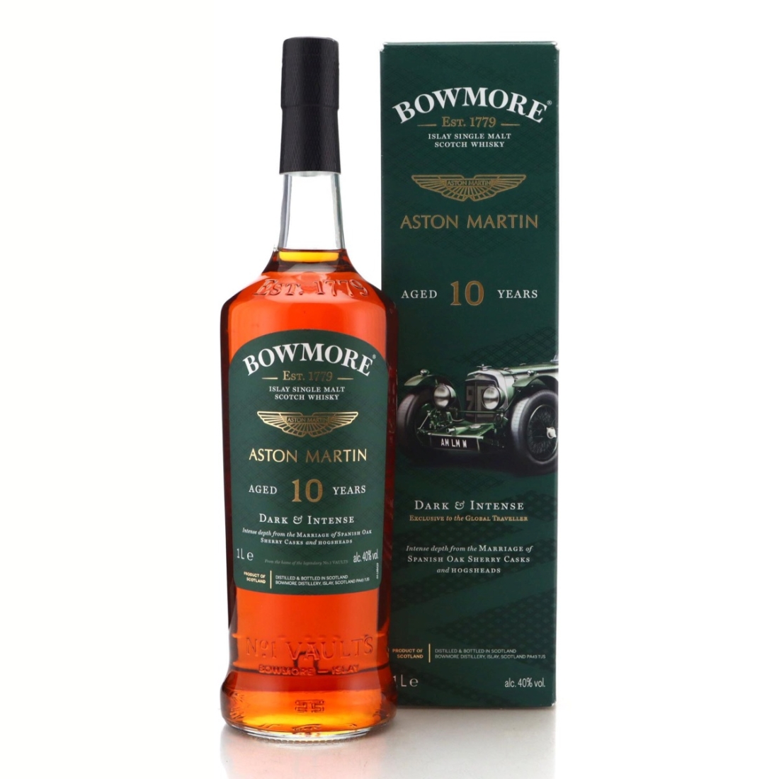 Image for Bowmore 10 Year Old Dark & Intense Litre - Aston Martin Edition 1