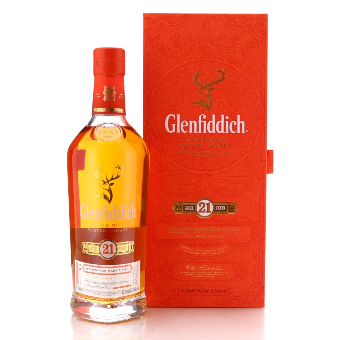 Image for Glenfiddich 21 Year Old Reserva Rum Cask Finish